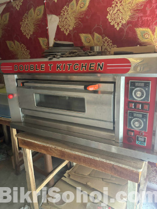 Electric + Gas Pizza Oven – গ্যাস সিলিন্ডারসহ